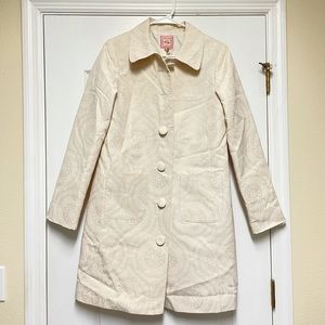 Old Navy ✨ Jacquard Shimmering formal Knee length Pea Coat